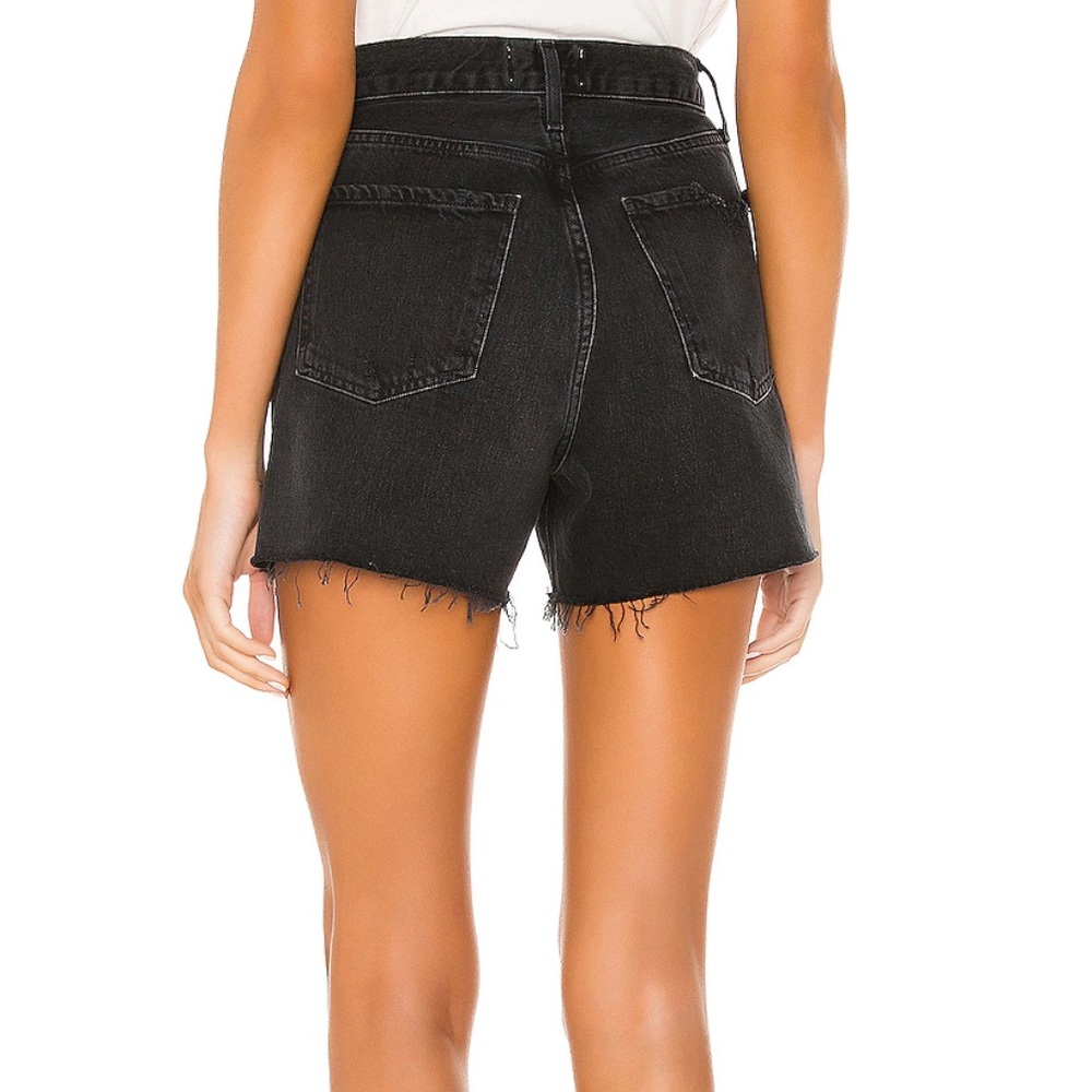 Agolde black denim shorts - Picture 3 of 8